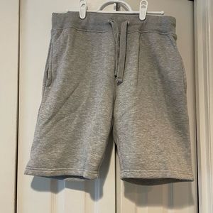 Mens gray athletic shirts, size medium